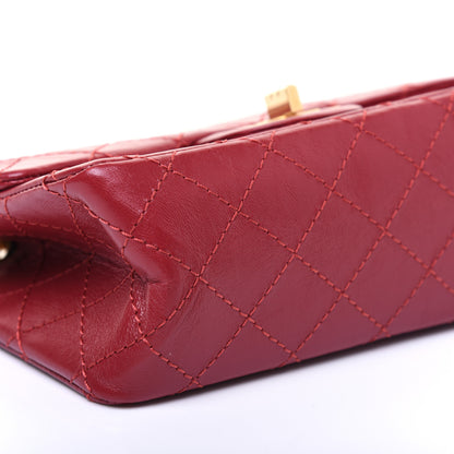 Chanel Aged Calfskin Quilted 2.55 Reissue Mini Flap Red 6 of 14