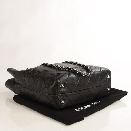 Chanel Calfskin Quilted In the Business North South Tote Black 4 of 7