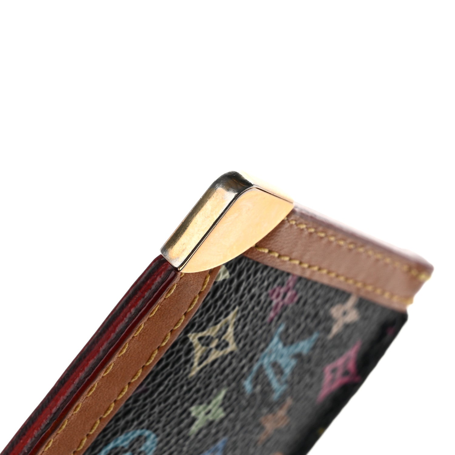 Louis Vuitton Monogram Multicolor Key Pouch Black 8 of 10