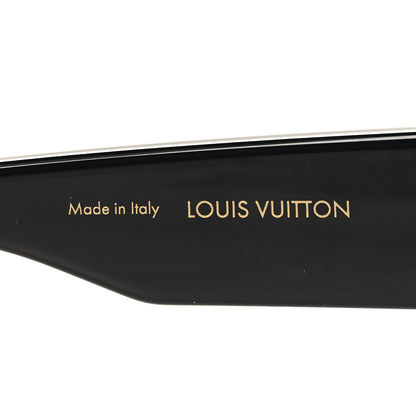 Louis Vuitton Acetate Swarovski Crystal Cyclone Sunglasses Z1578W Black 5 of 8