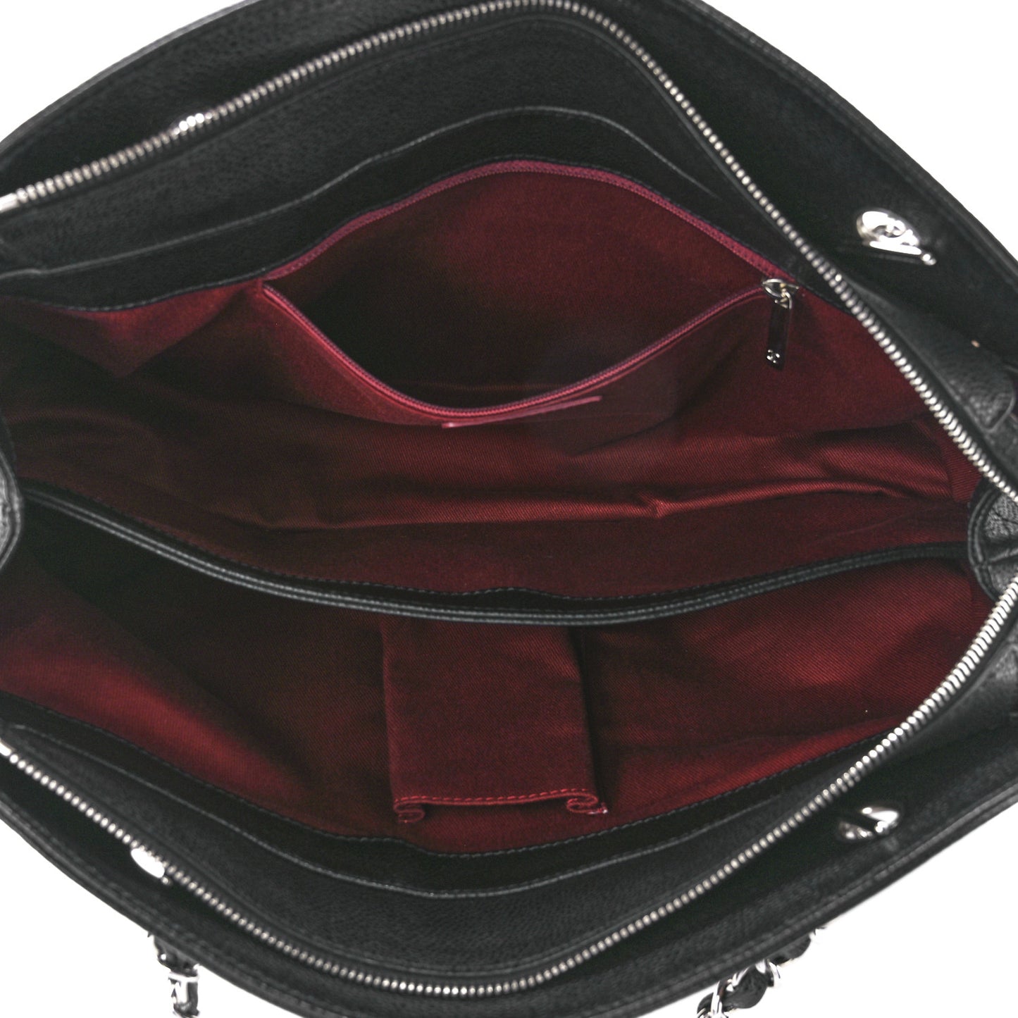Caviar 31 CC Shoulder Bag Black