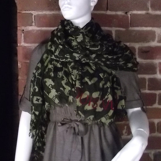 Louis Vuitton Etole Monogramouflage Scarf 2 of 8
