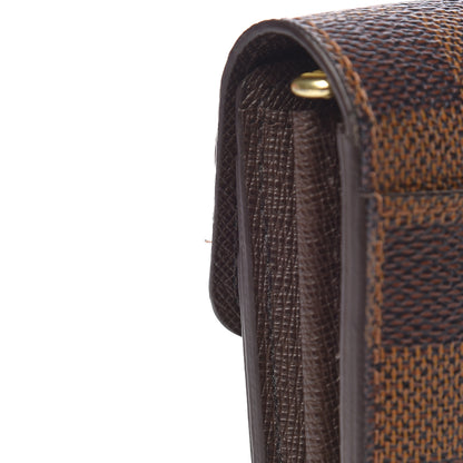 Louis Vuitton Damier Ebene Sarah Wallet NM 7 of 8