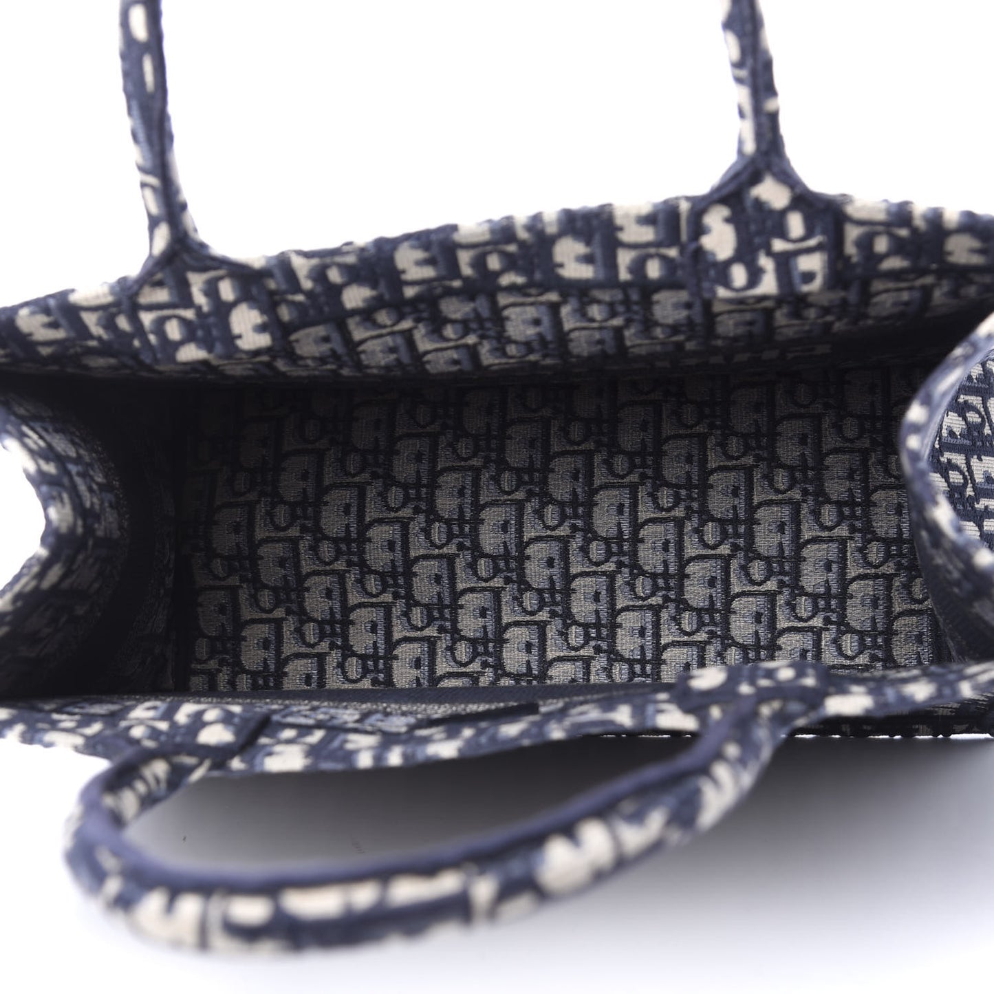 Oblique Medium Book Tote Blue Multicolor