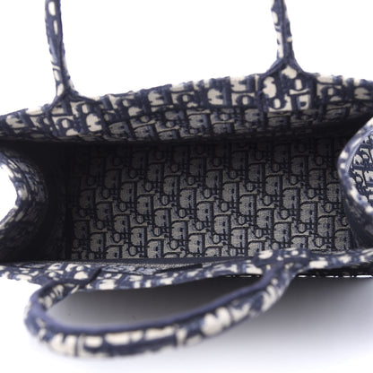 Christian Dior Oblique Medium Book Tote Blue Multicolor 5 of 10
