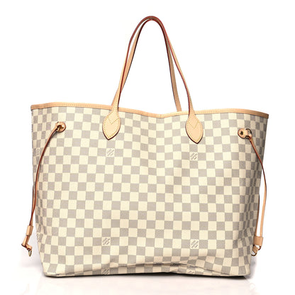 Louis Vuitton Damier Azur Neo Neverfull GM Rose Ballerine 3 of 12