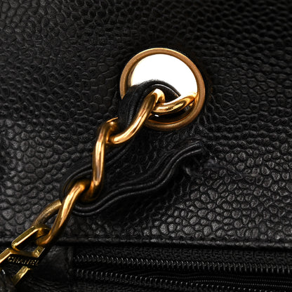 Chanel Caviar Quilted Flap Shoulder Bag Black 12 of 14