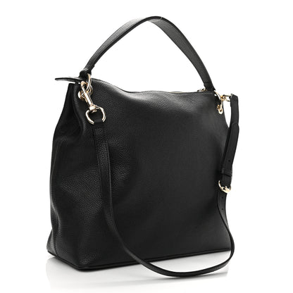 Gucci Pebbled Calfskin Large Soho Hobo Black 3 of 11