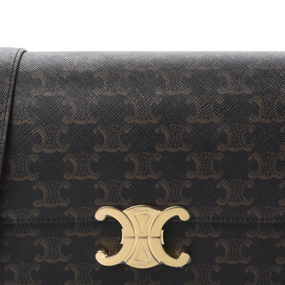 Celine Calfskin Triomphe Canvas Medium Triomphe Tan 12 of 12