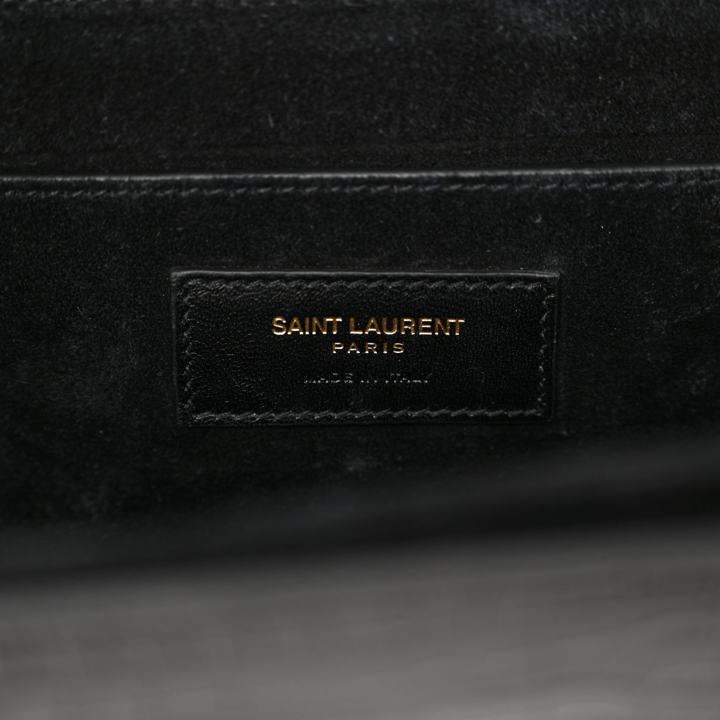 Calfskin Crocodile Embossed Medium Bellechasse Satchel Black