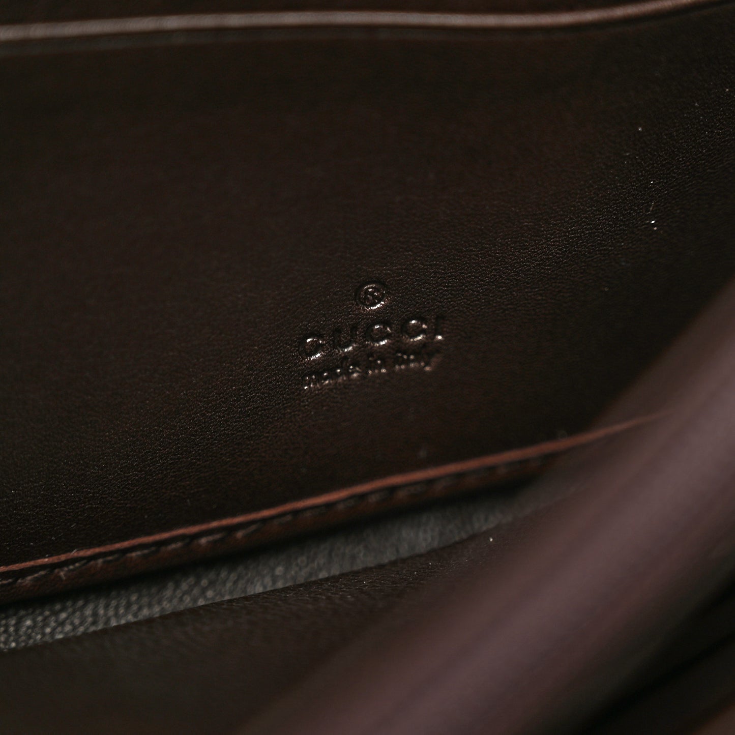 Guccissima Sukey Continental Wallet Chocolate