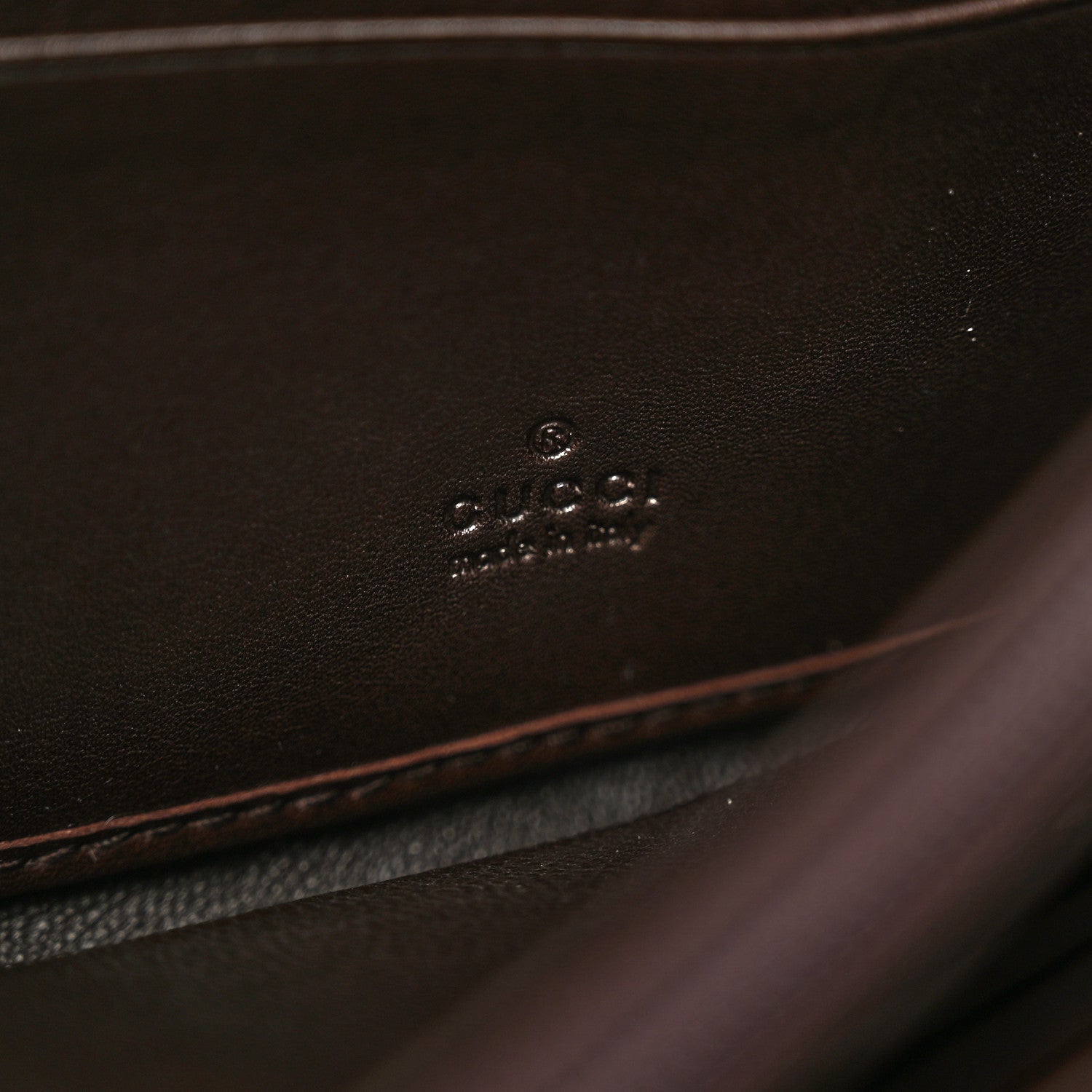 Gucci Guccissima Sukey Continental Wallet Chocolate 7 of 8