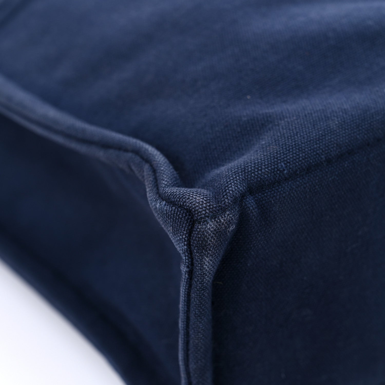 Hermes Canvas Herline GM Tote Navy 7 of 14