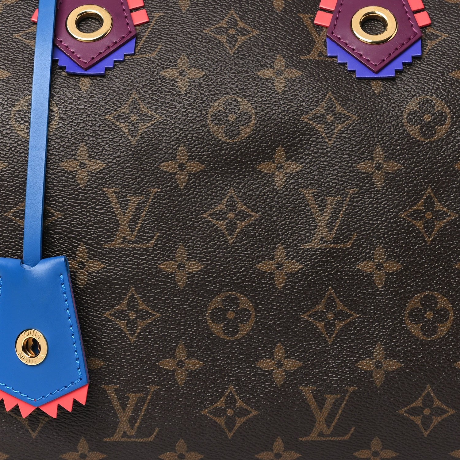 Louis Vuitton Monogram Totem Speedy 30 Magenta 7 of 10