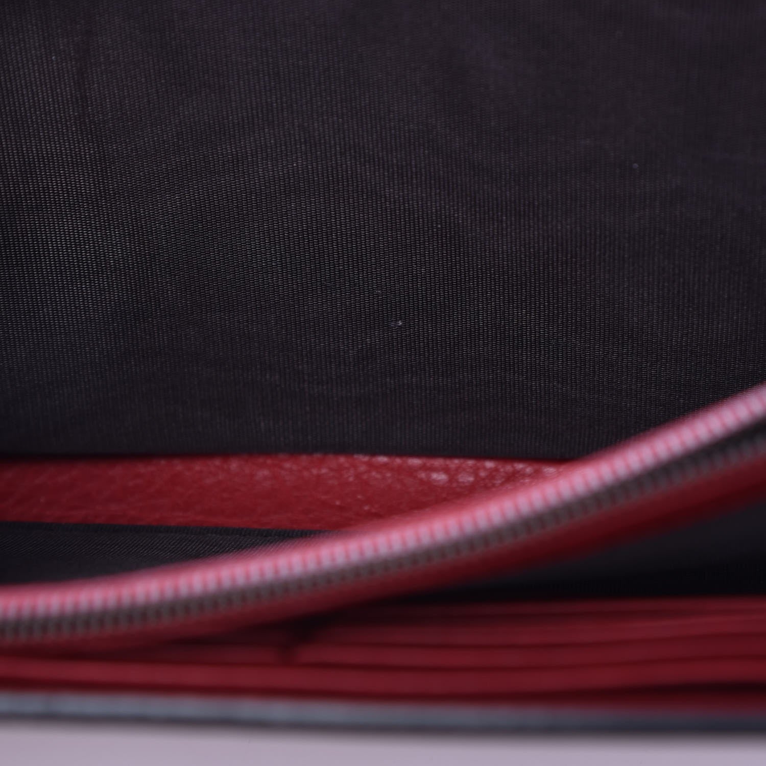 Gucci Calfskin GG Marmont Chain Wallet Vulcanic Red 11 of 12