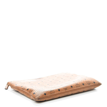 MCM Visetos Original Medium Pouch Cognac 4 of 17