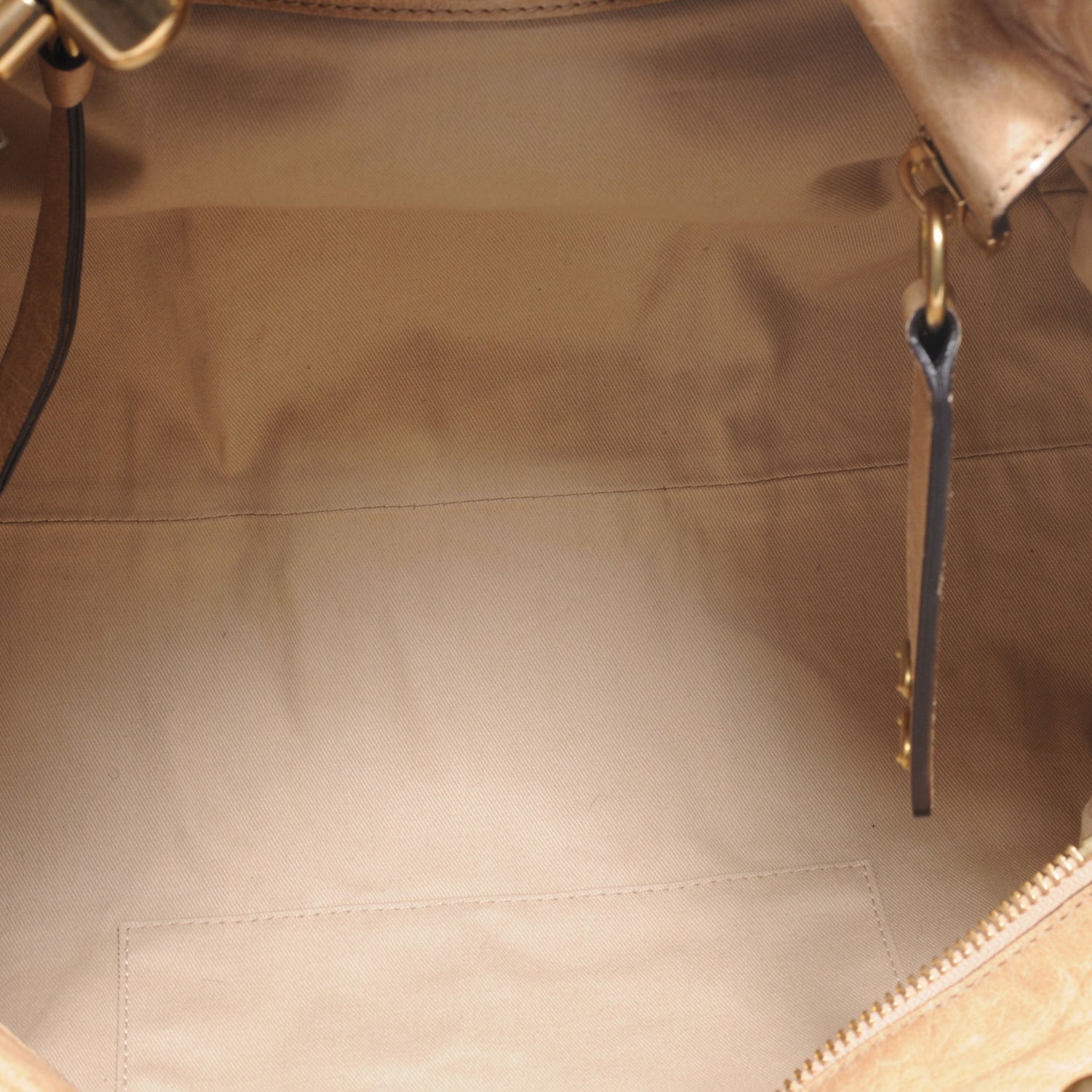Chloe Leather Heloise Satchel Beige 5 of 8