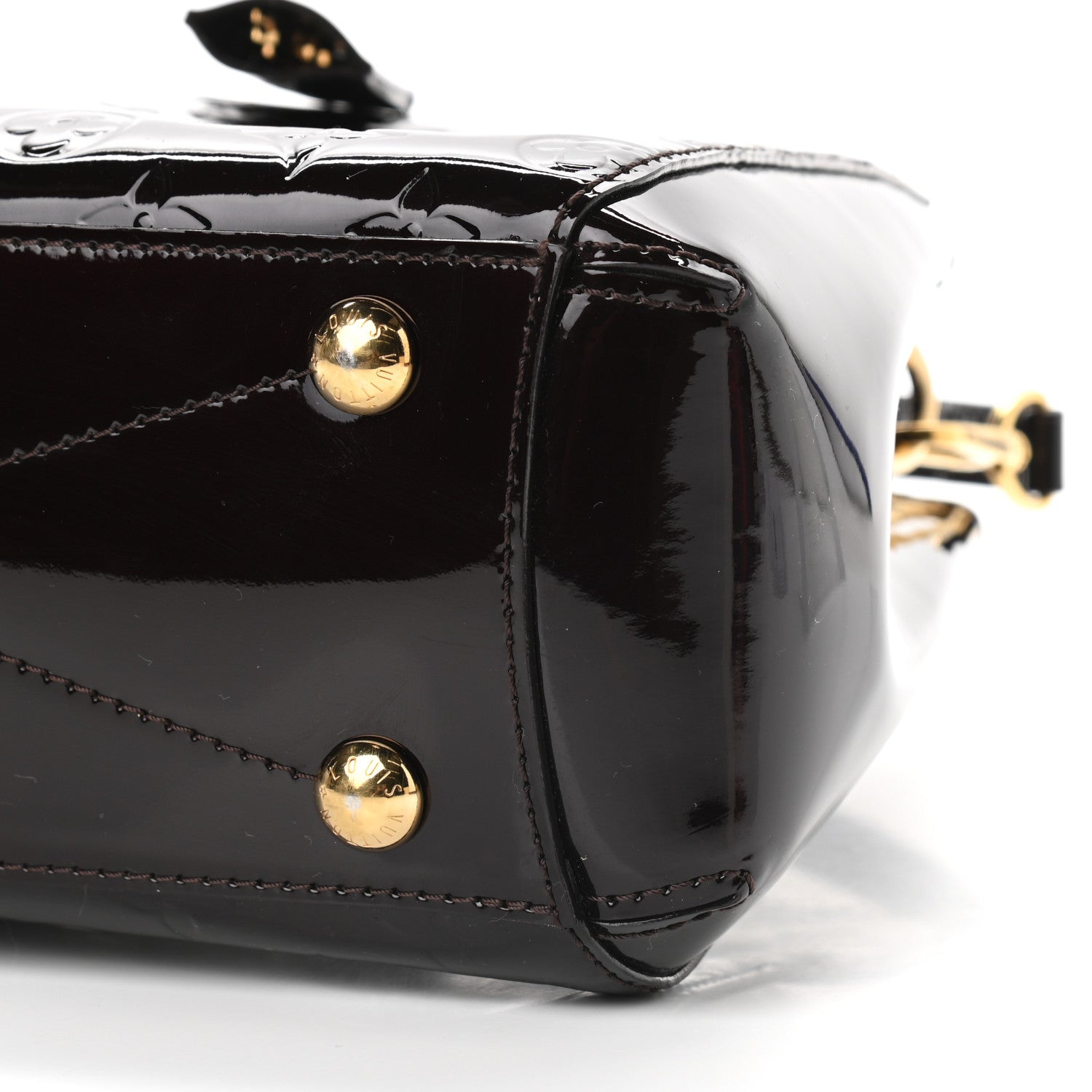 Louis Vuitton Vernis Montaigne BB Amarante 9 of 9
