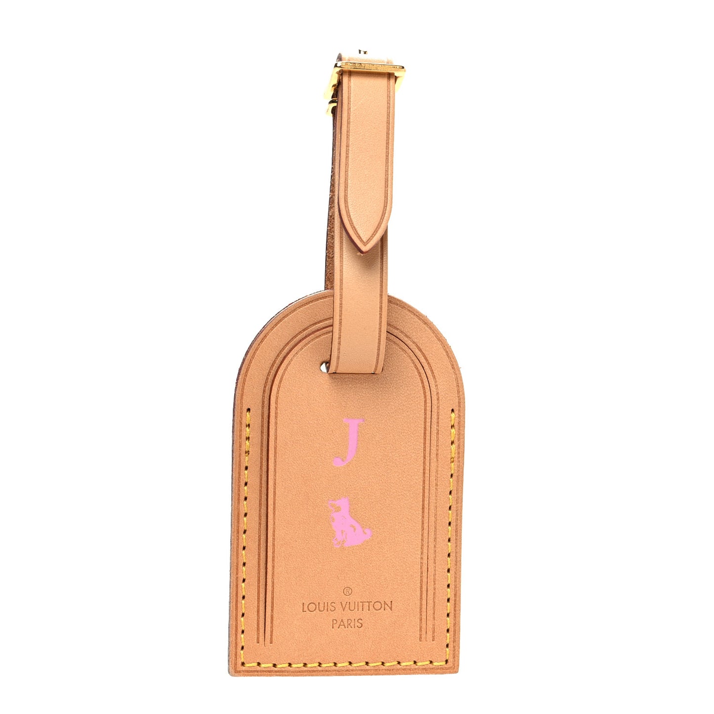 Vachetta Leather Luggage Tag