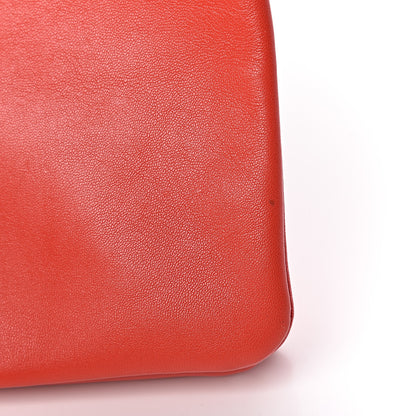 Celine Liege Calfskin Small Trio Crossbody Bag Vermillion 13 of 15