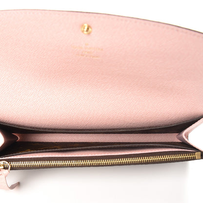 Louis Vuitton Monogram Emilie Wallet Rose Ballerine 5 of 7