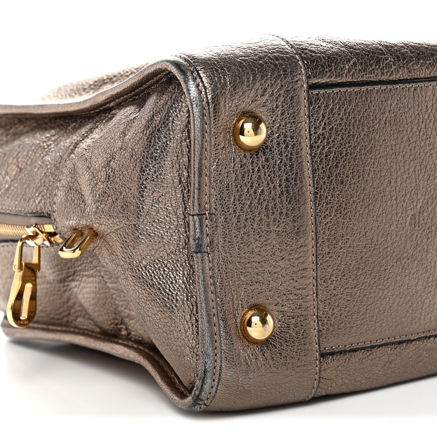 Metallic Calfskin Amazona 28 Bronze