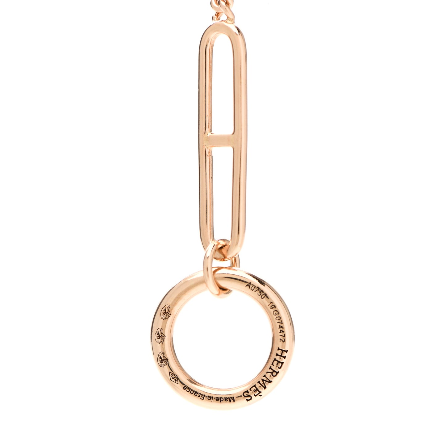 18K Rose Gold Echappee Long Necklace