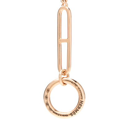 Hermes 18K Rose Gold Echappee Long Necklace 4 of 5