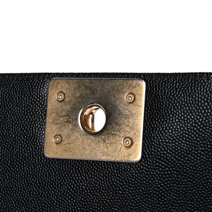 Chanel Caviar Quilted New Medium Boy Flap Black 12 of 12