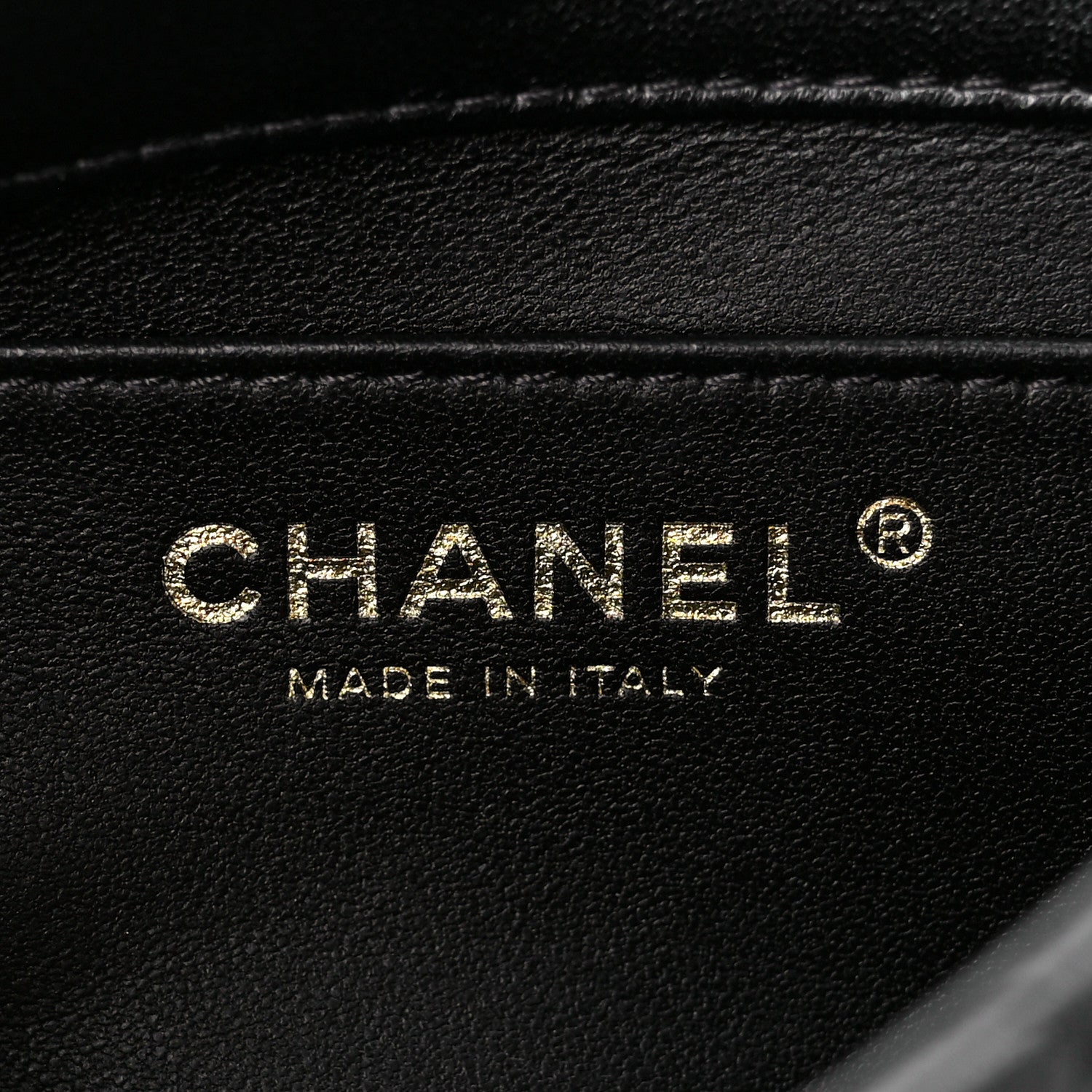 Chanel Shiny Lambskin Quilted Pearl Twist Mini Square Flap Black 5 of 11
