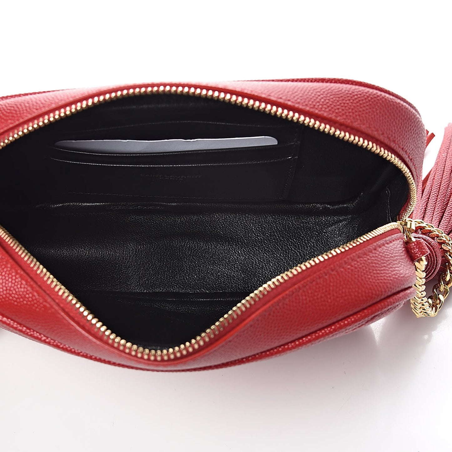 Grain De Poudre Matelasse Monogram Mini Lou Camera Bag Eros Red