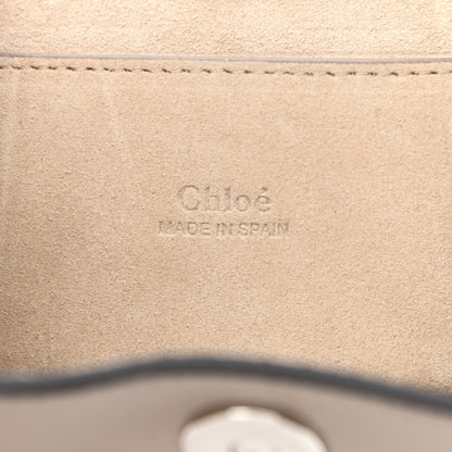 Chloe Suede Calfskin Mini Faye Bracelet Bag Motty Grey 6 of 11