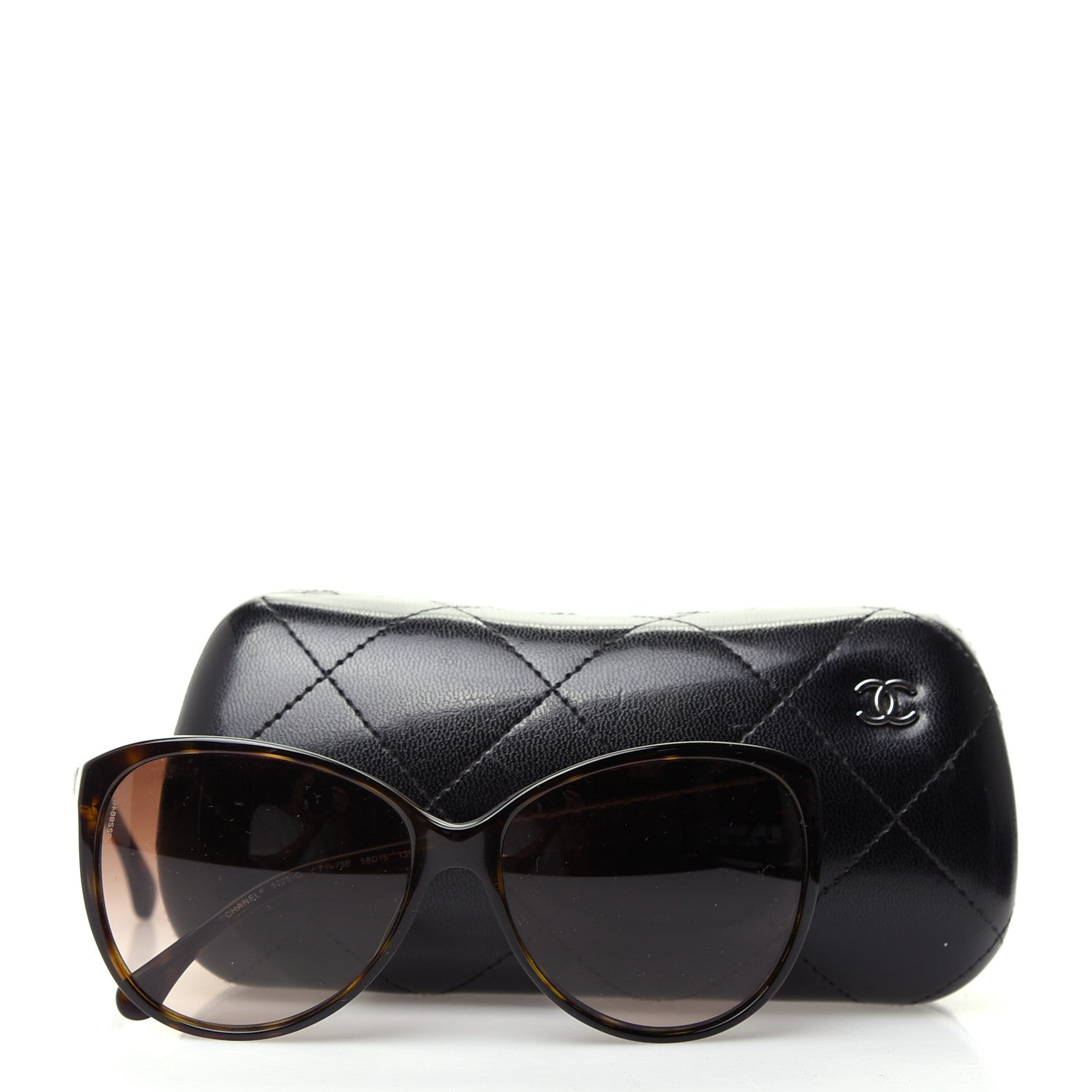 Chanel Quilted CC Sunglasses 5225Q Tortoise 8 of 8