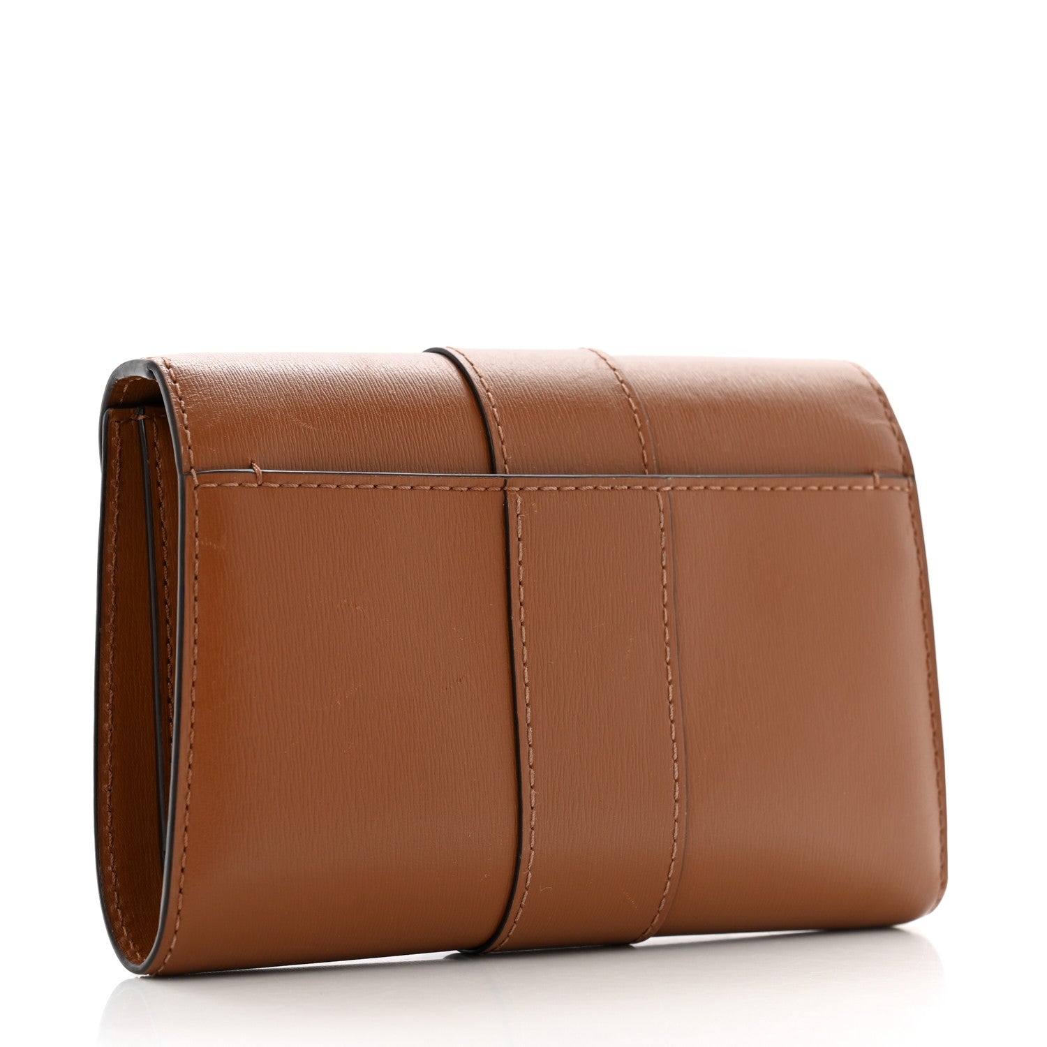 Delvaux Calfskin Brillant Compact Wallet Vegetal 4 of 11
