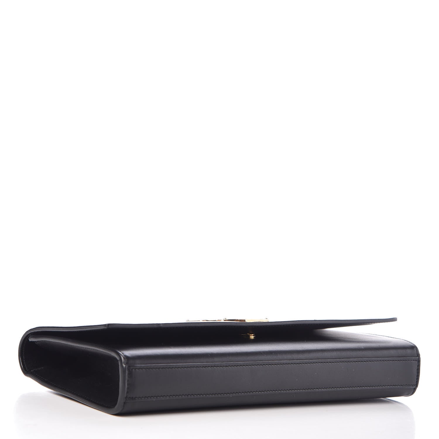 Saint Laurent Calfskin Classic Monogram Cassandre Clutch Black 4 of 9