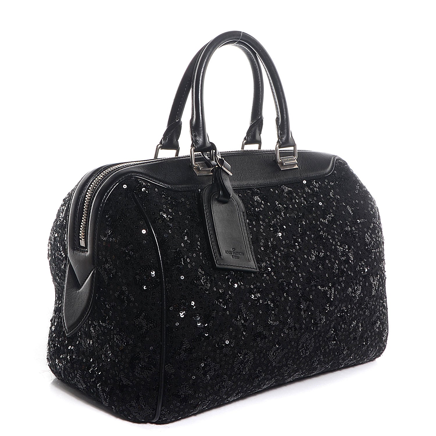 Louis Vuitton Sequin Monogram Sunshine Express Speedy Black 3 of 7