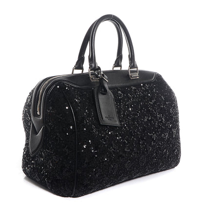 Louis Vuitton Sequin Monogram Sunshine Express Speedy Black 3 of 7