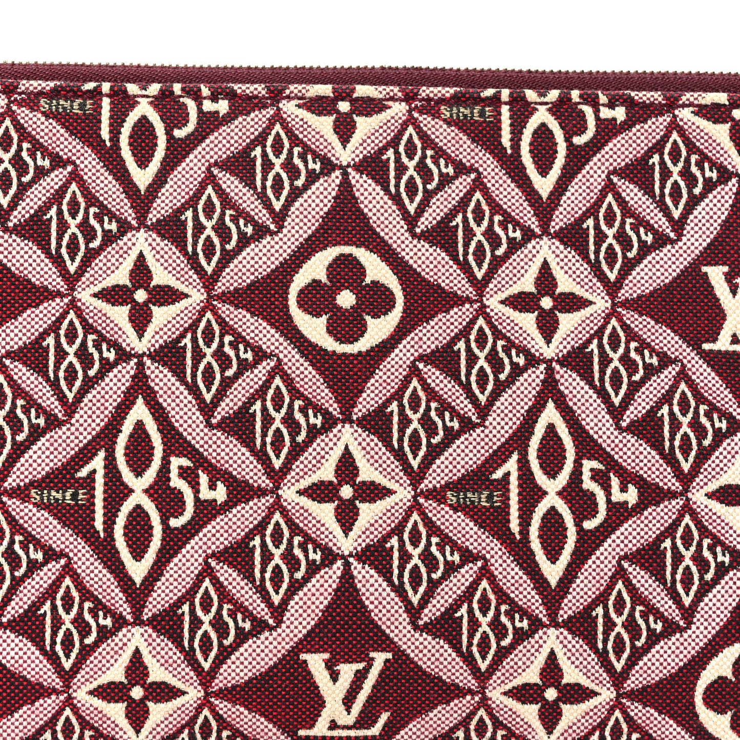 Jacquard Since 1854 Neverfull MM GM Pochette Bordeaux