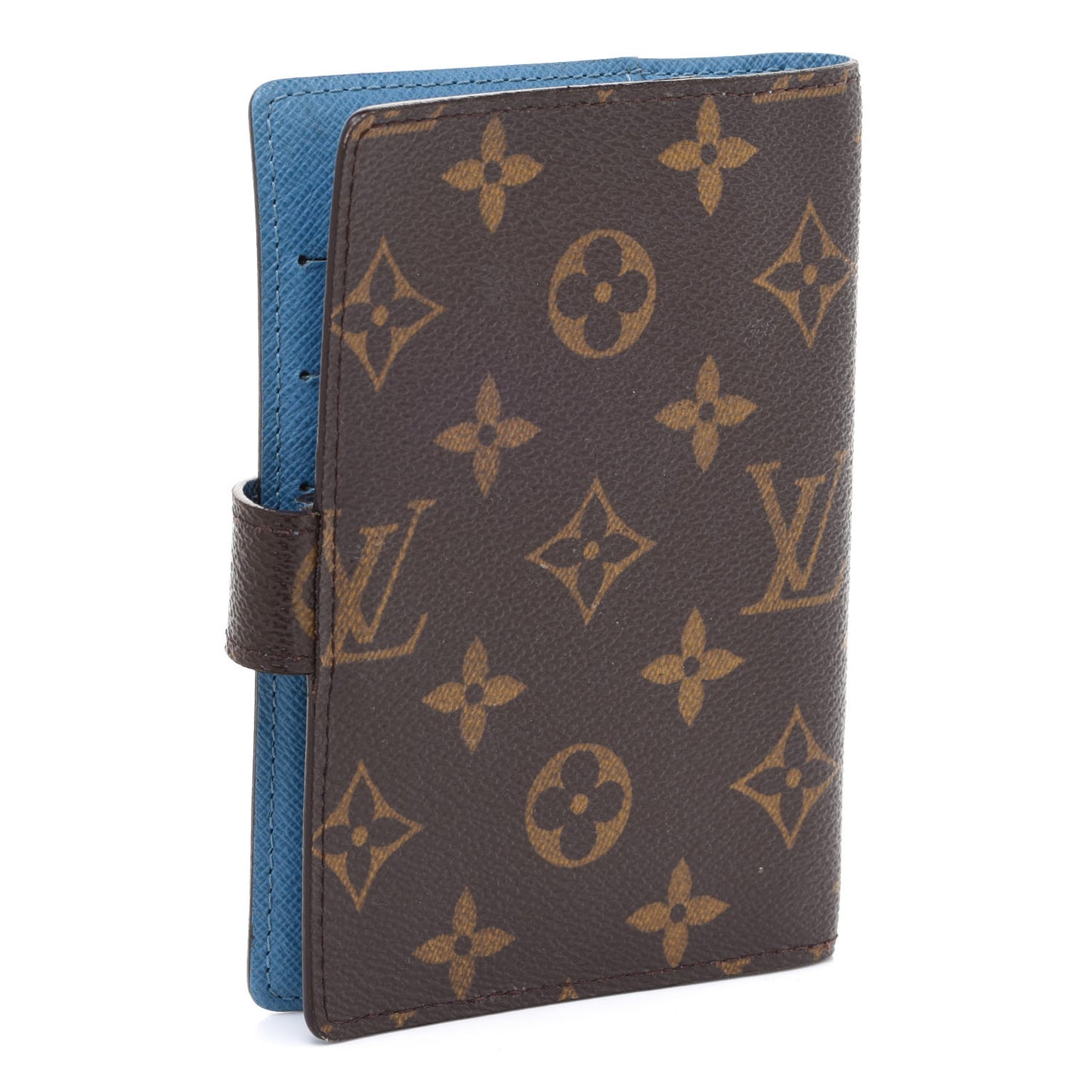 Monogram Koala Small Ring Agenda Cover Blue