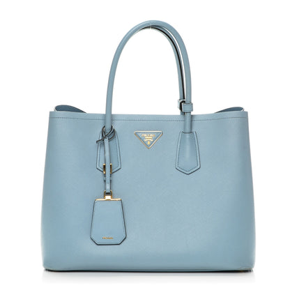 Prada Saffiano Cuir Medium Double Bag Aviazione 1 of 27