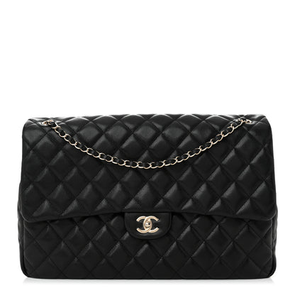 Chanel Caviar Quilted XXL Travel Flap Bag Black 1 of 11