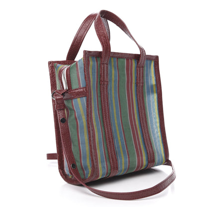 Balenciaga Mesh Agneau Arena XS Bazar Shopper Tote Green Multicolor 3 of 12