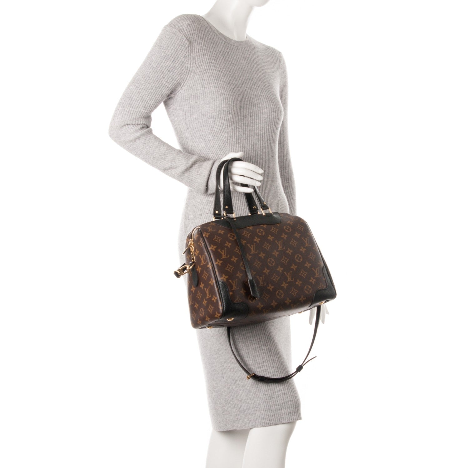 Louis Vuitton Monogram Retiro NM Black 3 of 8