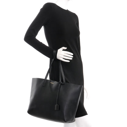 Saint Laurent Calfskin Large Shopping Tote Black 2 of 8