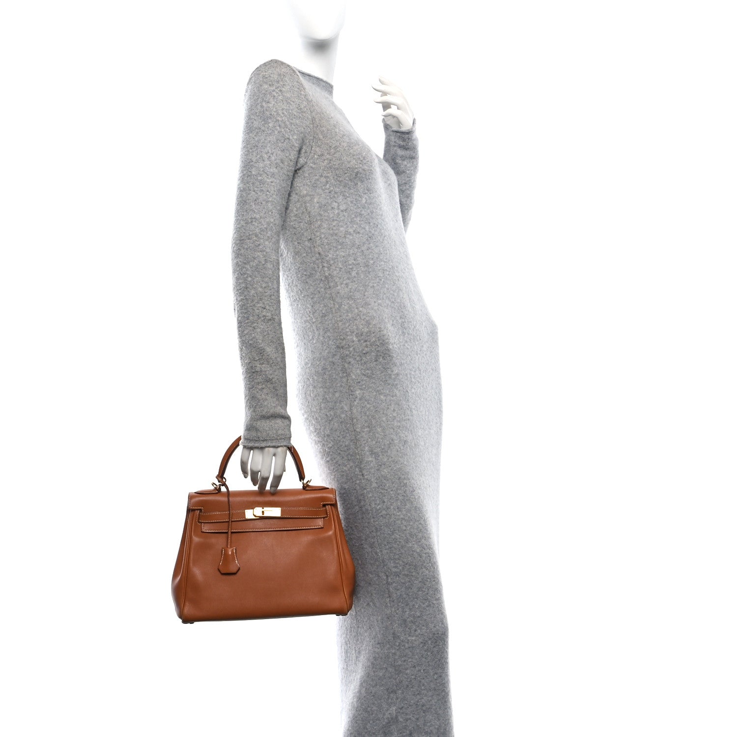 Hermes Swift Kelly Retourne 28 Gold 2 of 13