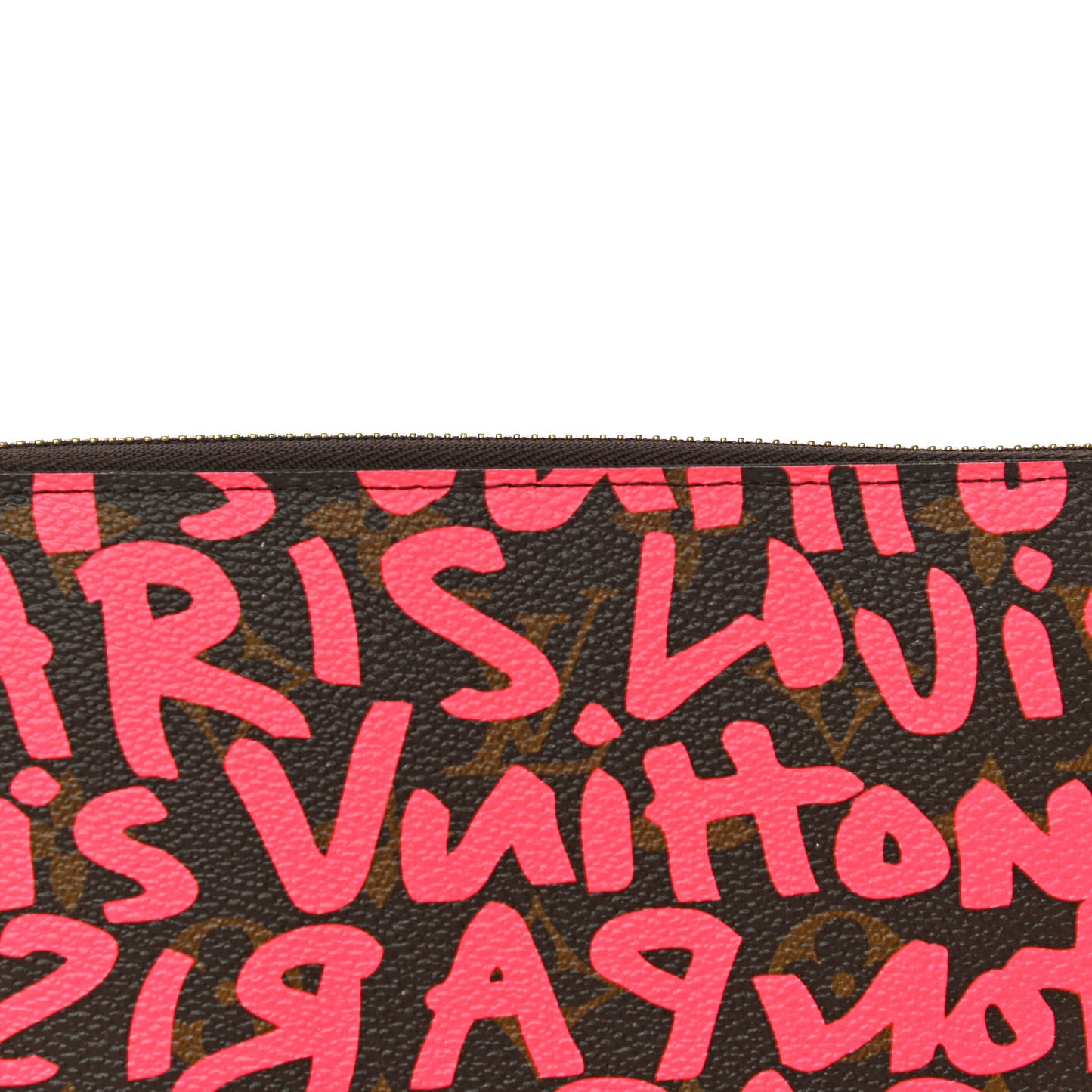 Monogram Graffiti Zippy Wallet Fuchsia