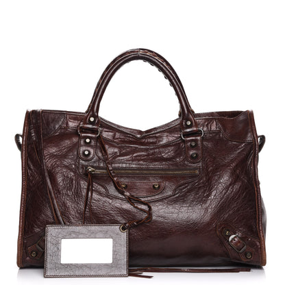 Balenciaga Chevre Classic Hardware City Mogano 1 of 8