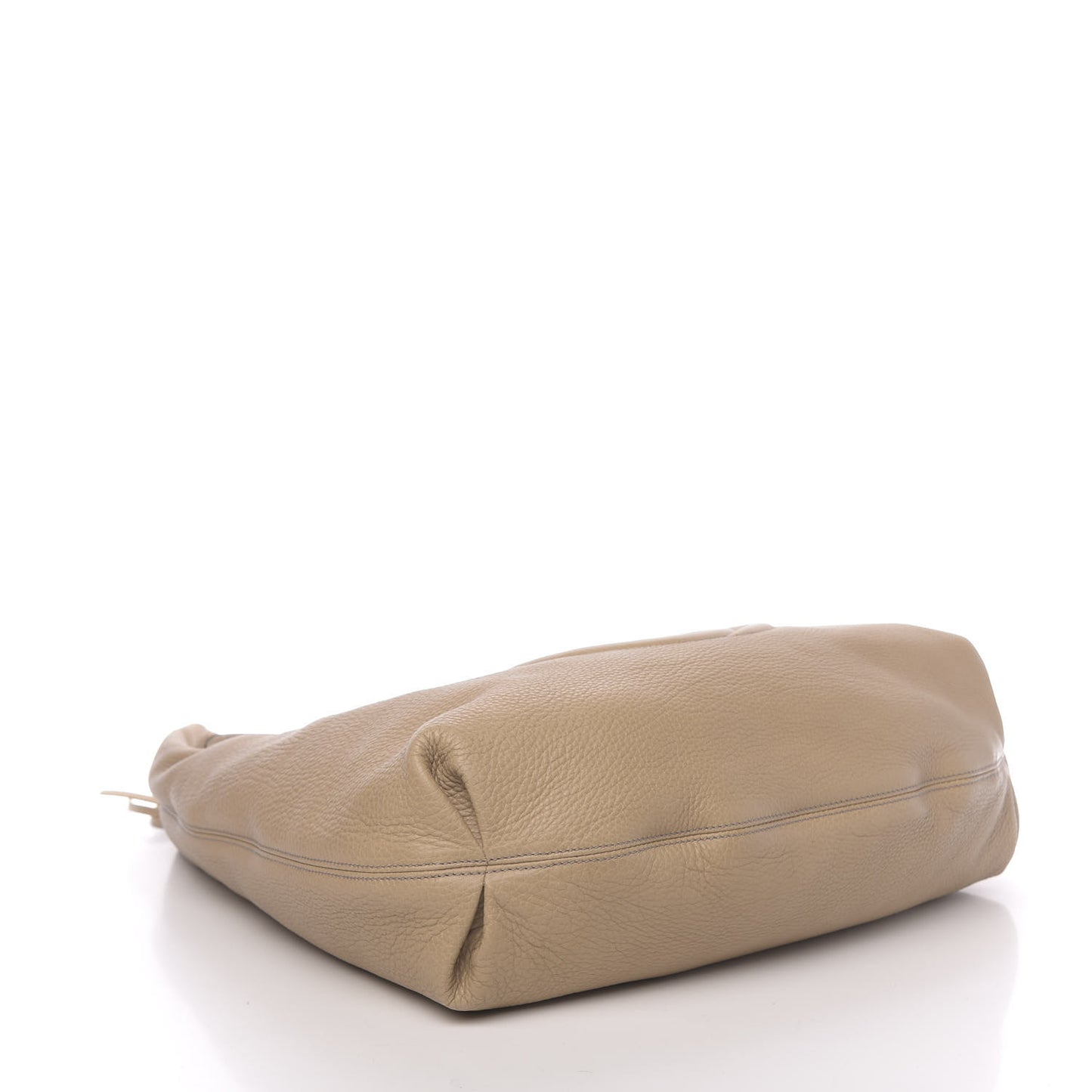 Pebbled Calfskin Large Soho Hobo Beige
