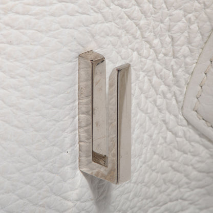 Hermes Taurillon Clemence Birkin 35 White 15 of 28