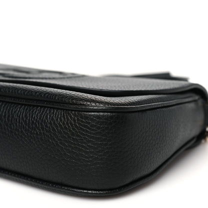 Gucci Pebbled Calfskin Medium Soho Flap Crossbody Black 10 of 10